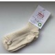 HIRSCH NATUR- Bio Kinder Grobstricksocken , Wolle, natur