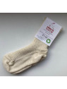 HIRSCH NATUR- Bio Kinder Grobstricksocken , Wolle, natur