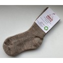 HIRSCH NATUR- Bio Kinder Grobstricksocken , Wolle, savanne