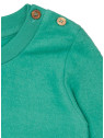 loud + proud - Bio Kinder Fleece-Shirt, plant
