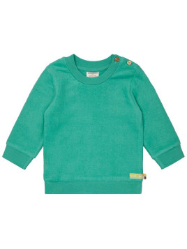 loud + proud - Bio Kinder Fleece-Shirt, plant
