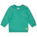 loud + proud - Bio Kinder Fleece-Shirt, plant