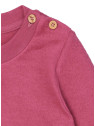 loud + proud - Bio Kinder Fleece-Shirt, rouge