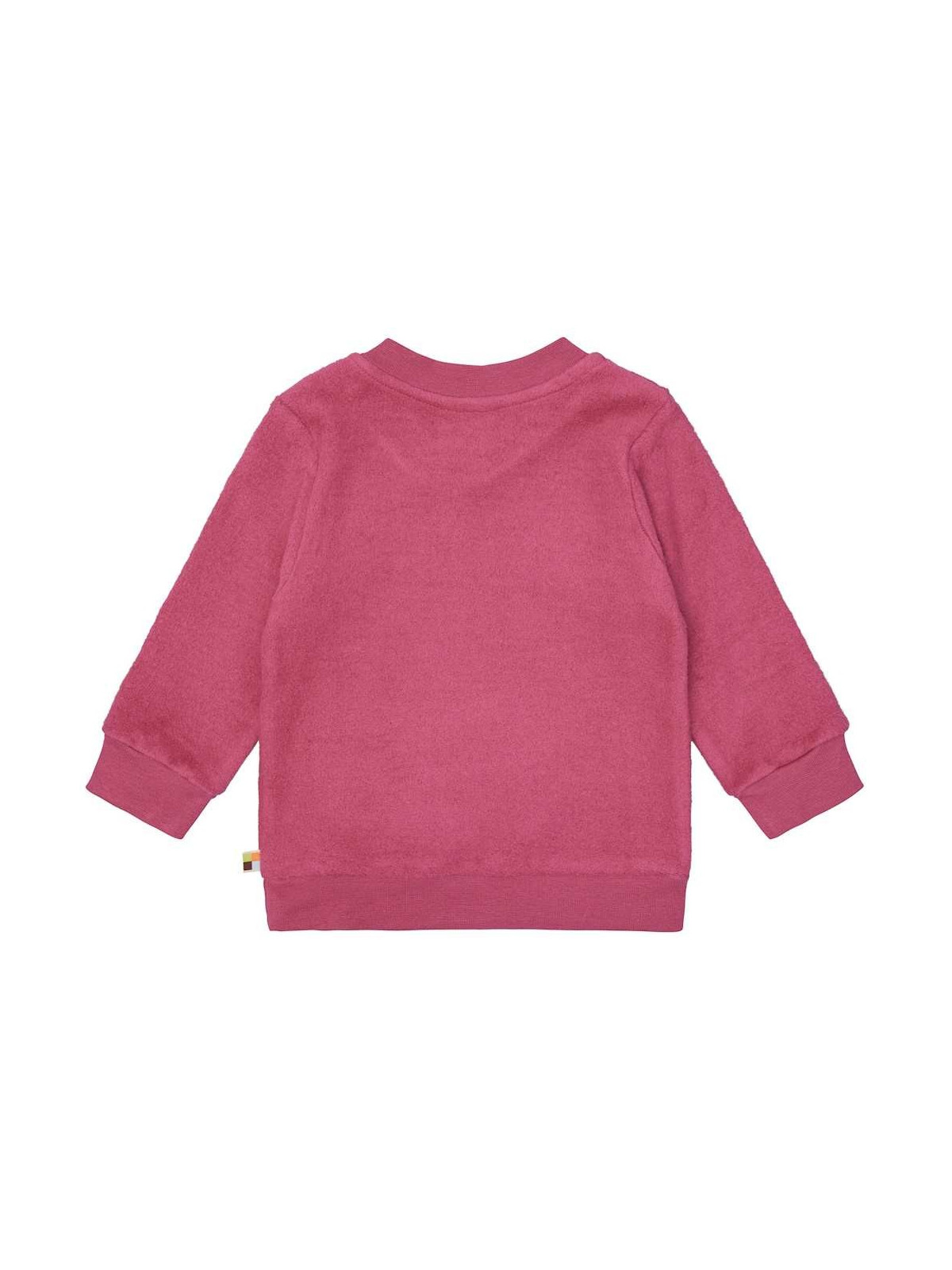 loud + proud - Bio Kinder Fleece-Shirt, rouge