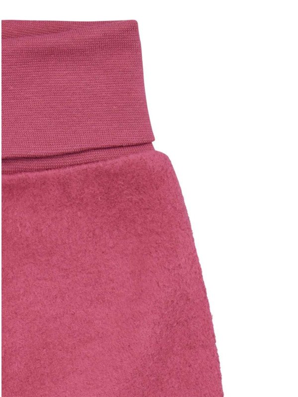 loud + proud - Bio Kinder Fleece Hose, rouge