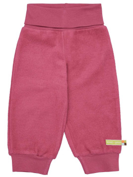 loud + proud - Bio Kinder Fleece Hose, rouge