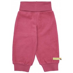 loud + proud - Bio Kinder Fleece Hose, rouge