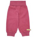 loud + proud - Bio Kinder Fleece Hose, rouge