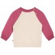 loud + proud - Bio Kinder Sweatshirt zweifarbig, van/rouge