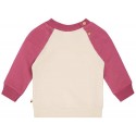 loud + proud - Bio Kinder Sweatshirt zweifarbig, van/rouge
