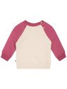 loud + proud - Bio Kinder Sweatshirt zweifarbig, van/rouge