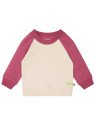 loud + proud - Bio Kinder Sweatshirt zweifarbig, van/rouge