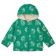 loud + proud - Bio Kinder Jacke mit Waschbär-Allover und Teddyfutter, wasserabweisend, plant