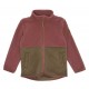 mikk-line - Kinder Fleece Jacke. recyceltes Polyester, rose brown