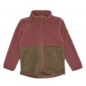 mikk-line - Kinder Fleece Jacke. recyceltes Polyester, rose brown