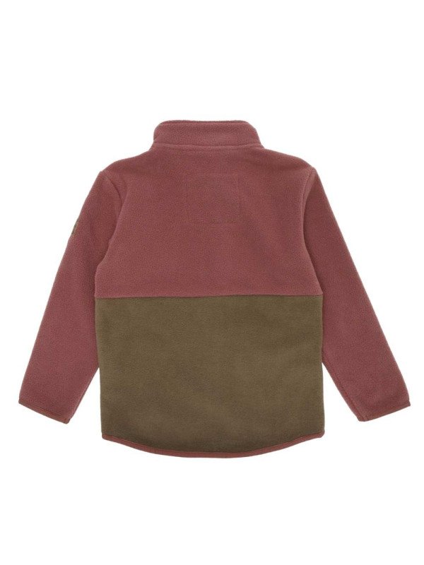 mikk-line - Kinder Fleece Jacke. recyceltes Polyester, rose brown