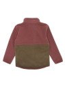 mikk-line - Kinder Fleece Jacke. recyceltes Polyester, rose brown