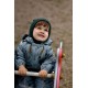 mikk-line - Baby Schneeanzug mit Waschbär-Allover, recyceltes Polyurethan