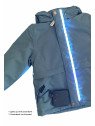 mikk-line - Kinder Winterjacke mit "Smart-Leuchte-Technologie", dunkelblau