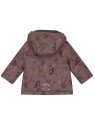 mikk-line - Kinder Winterjacke mit Herbstfrüchte-Allover, mauve