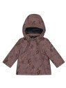 mikk-line - Kinder Winterjacke mit Herbstfrüchte-Allover, mauve
