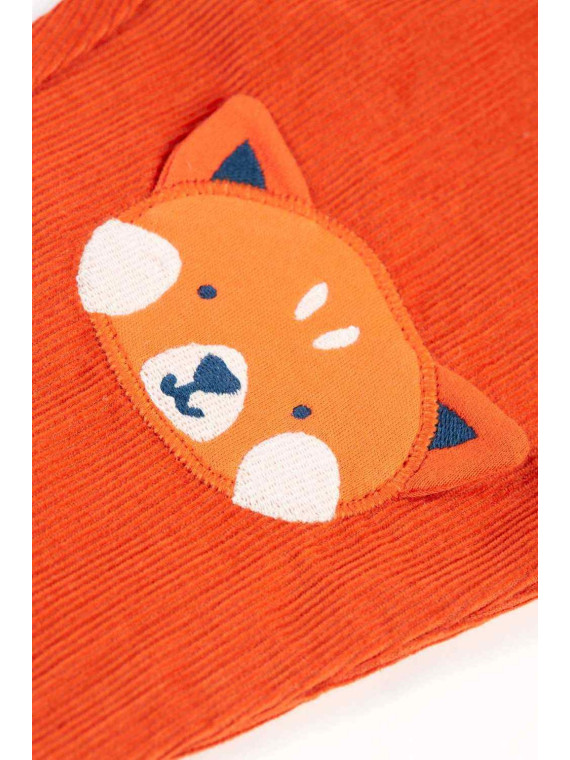 frugi - Bio Kinder Cordhose "Cassius" mit Roter Panda-Patches