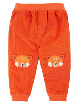 frugi - Bio Kinder Cordhose "Cassius" mit Roter Panda-Patches