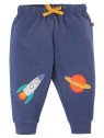 frugi - Bio Kinder Sweathose "Character" mit Raketen/Mars-Patches