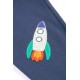 frugi - Bio Kinder Sweathose "Character" mit Raketen/Mars-Patches