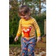 frugi - Bio Kinder Sweathose "Snuggle" mit Roter Panda-Allover