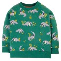 frugi - Bio Kinder Sweatshirt "Superb" mit Ameisenbär-Allover