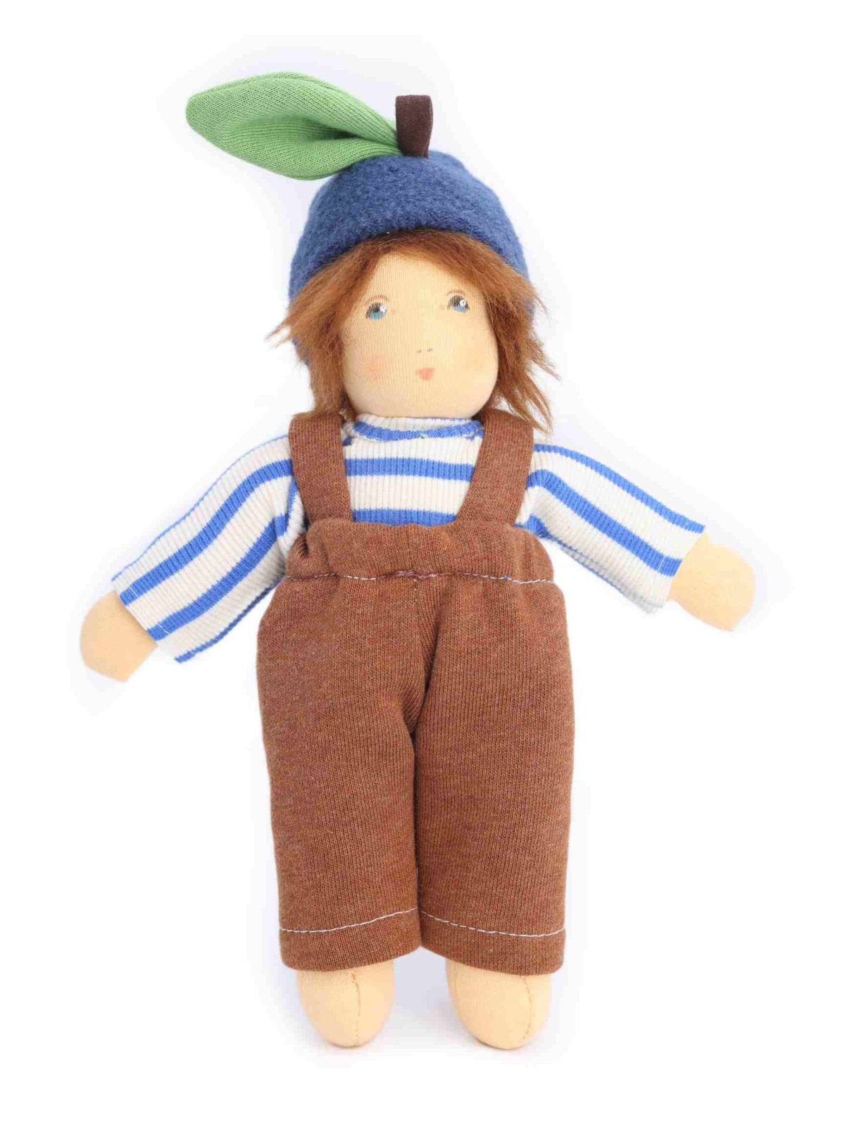 Nanchen Natur - Bio Schmusepuppe "Apfelkind Anna" 25cm