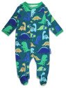 Toby tiger - Bio Baby Set Strampler, Body und Mütze mit Dinosaurier-Motiv