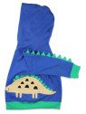 Toby tiger - Bio Kinder Sweatjacke mit Dinosaurier-Applikation und Kapuze