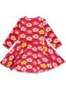 Toby tiger - Bio Kinder Skaterkleid mit Blumen-Allover