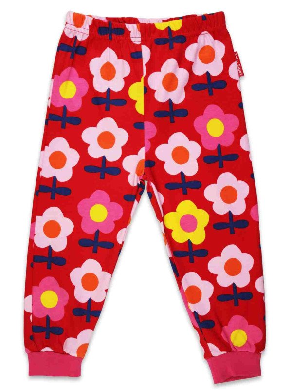 Toby tiger - Bio Kinder Schlafanzug mit Blumen-Allover