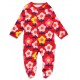 Toby tiger - Bio Baby Set Strampler, Body und Mütze mit Blumen-Motiv