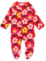 Toby tiger - Bio Baby Set Strampler, Body und Mütze mit Blumen-Motiv