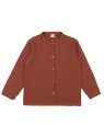 Walkiddy - Bio Kinder Musselin Hemd, terracotta