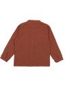 Walkiddy - Bio Kinder Musselin Hemd, terracotta