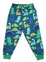 Toby tiger - Bio Kinder Schlafanzug mit Dinosaurier-Allover