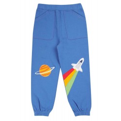frugi - Bio Kinder Sweathose "Malpas" mit Planeten/Raketen-Applikationen