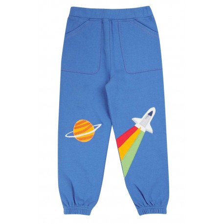 frugi - Bio Kinder Sweathose "Malpas" mit Planeten/Raketen-Applikationen