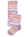 People Wear Organic - Bio Kinder Strumpfhose mit Streifen, rosa