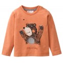 People Wear Organic - Bio Baby Langarmshirt mit Bären-Druck