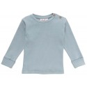 People Wear Organic - Bio Baby Langarmshirt mit Rippen-Struktur, petrol