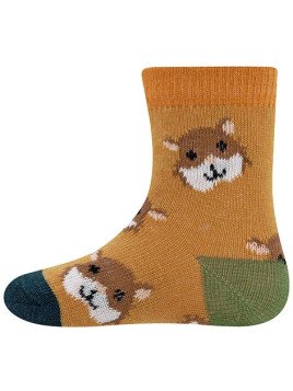 Ewers - Bio Kinder Socken mit Hamster-Allover