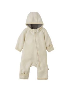 disana - Bio Baby Walk Overall mit Reißverschluss, natur