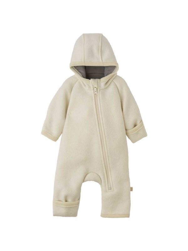 disana - Bio Baby Walk Overall mit Reißverschluss, natur