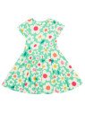 frugi - Bio Kinder Jersey Kleid "Spring" mit Blumenfeld-Allover